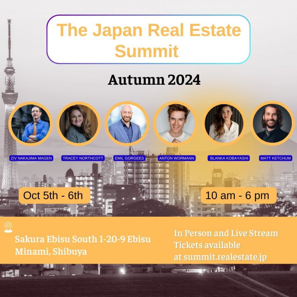 The Japan Real Estate Summit Autumn 2024 - Poster