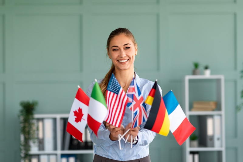 Websites for language schools