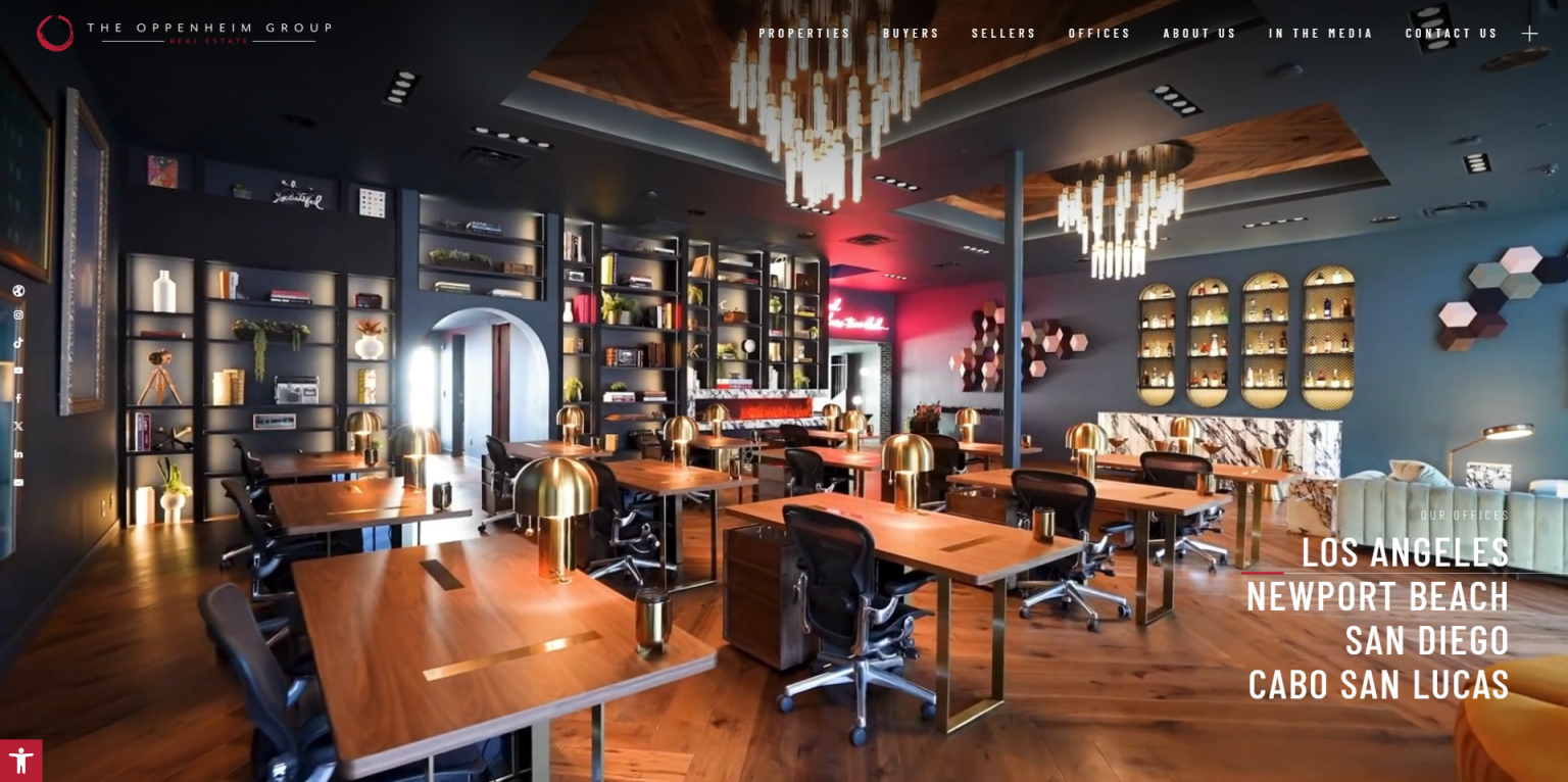 real estate marketing website